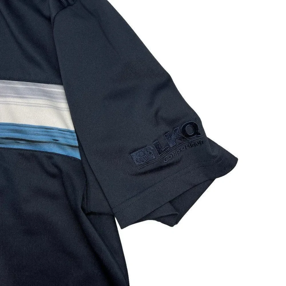 Travis Mathew Golf Polo Men's‎ XL Blue LKQ Corporation Embroidered Shirt